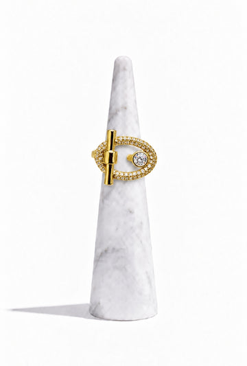 Oval Gold Ring
