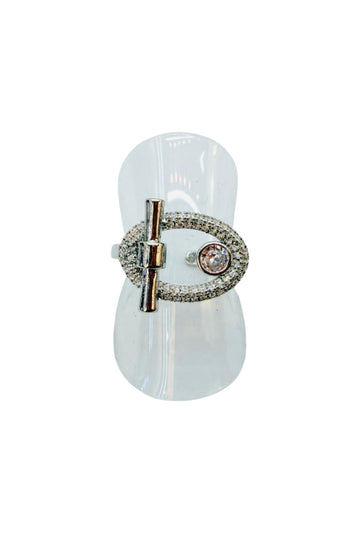 Oval Silver Ring