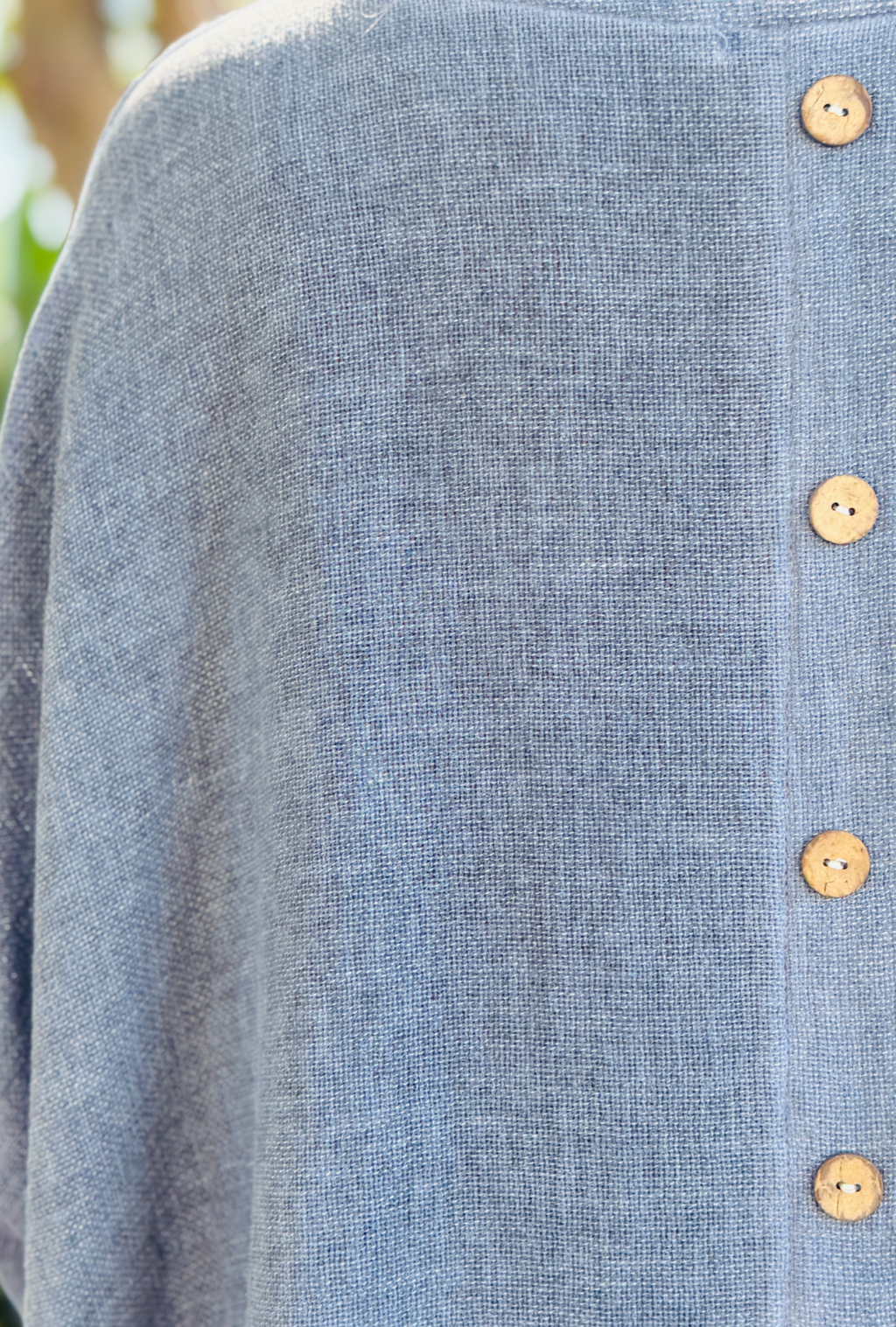 As you Are - Button Back Top - French Blue