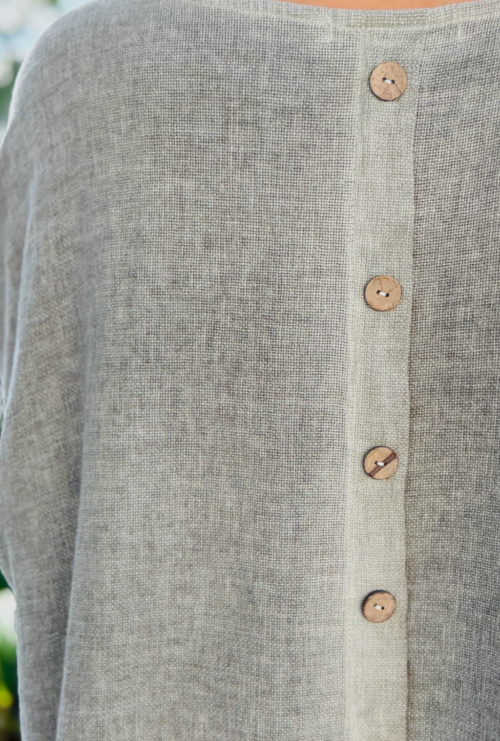 As you Are - Button Back Top - Sage