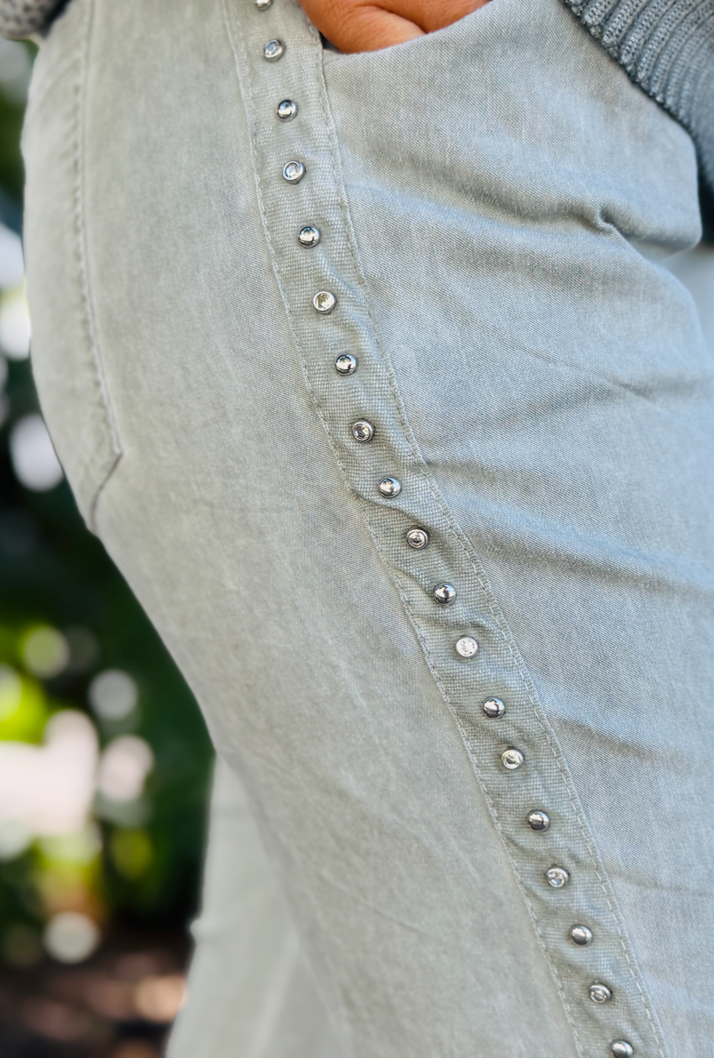 Berlin Relaxed Jeans - Sage