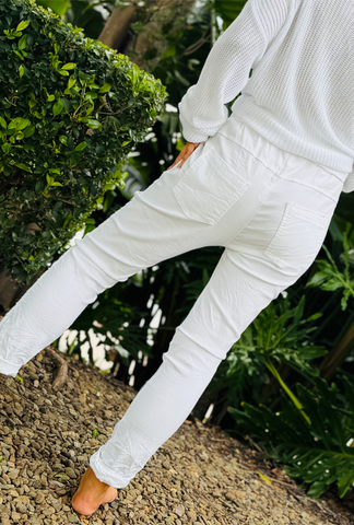Berlin Relaxed Jeans - White