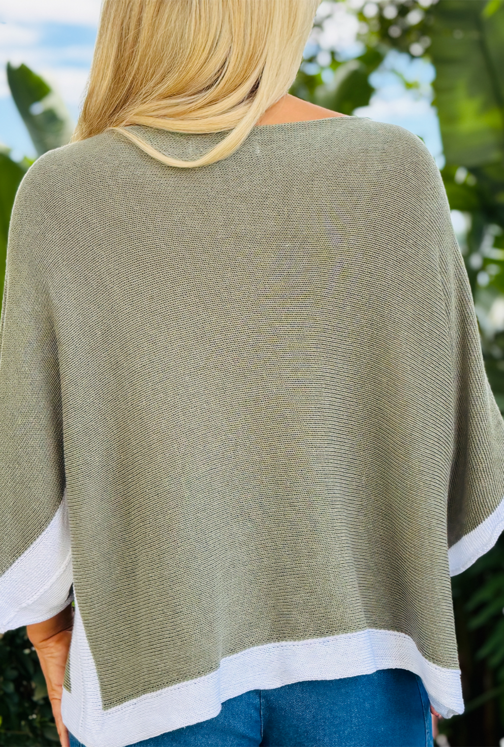 Borderline Knit Top - Sage