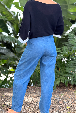 Soho Barrel Jeans - Vintage Blue