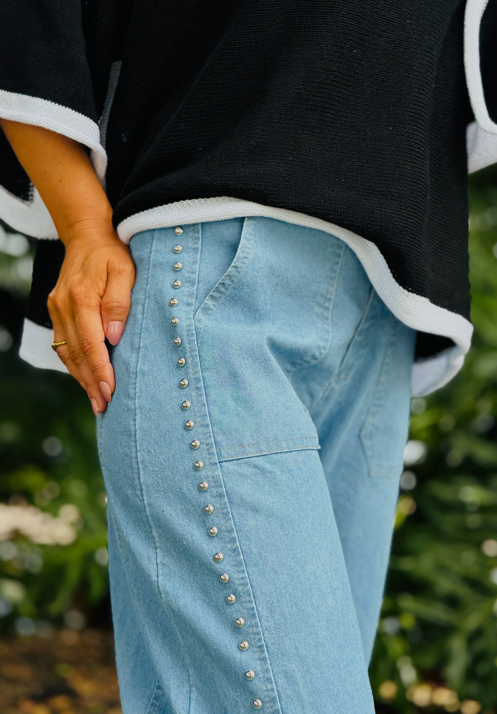 Soho Barrel Jeans - Sky