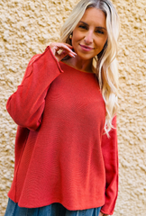 The Everyday Top - Long Sleeve - Ochre