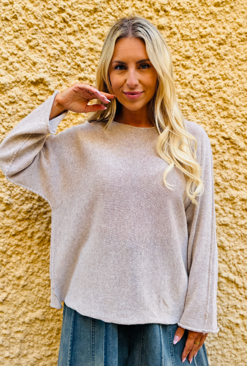 The Everyday Top - Long Sleeve - Taupe