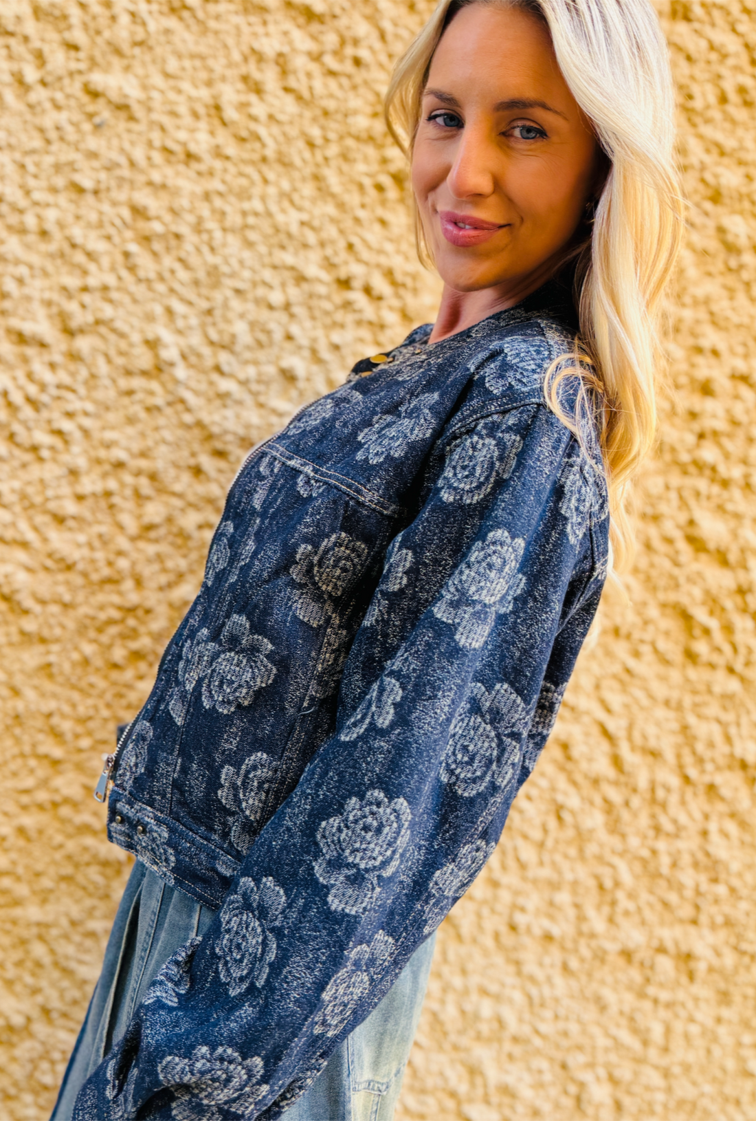 Vienna Etched Denim Jacket
