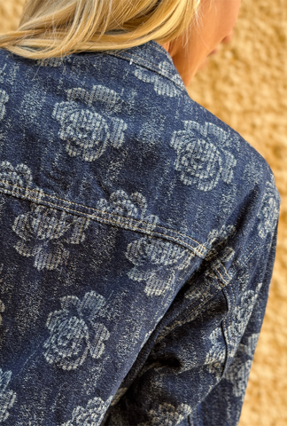 Vienna Etched Denim Jacket
