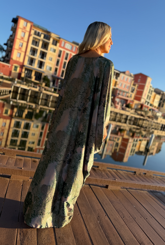 Heaven Sent Dress - Green Jungle