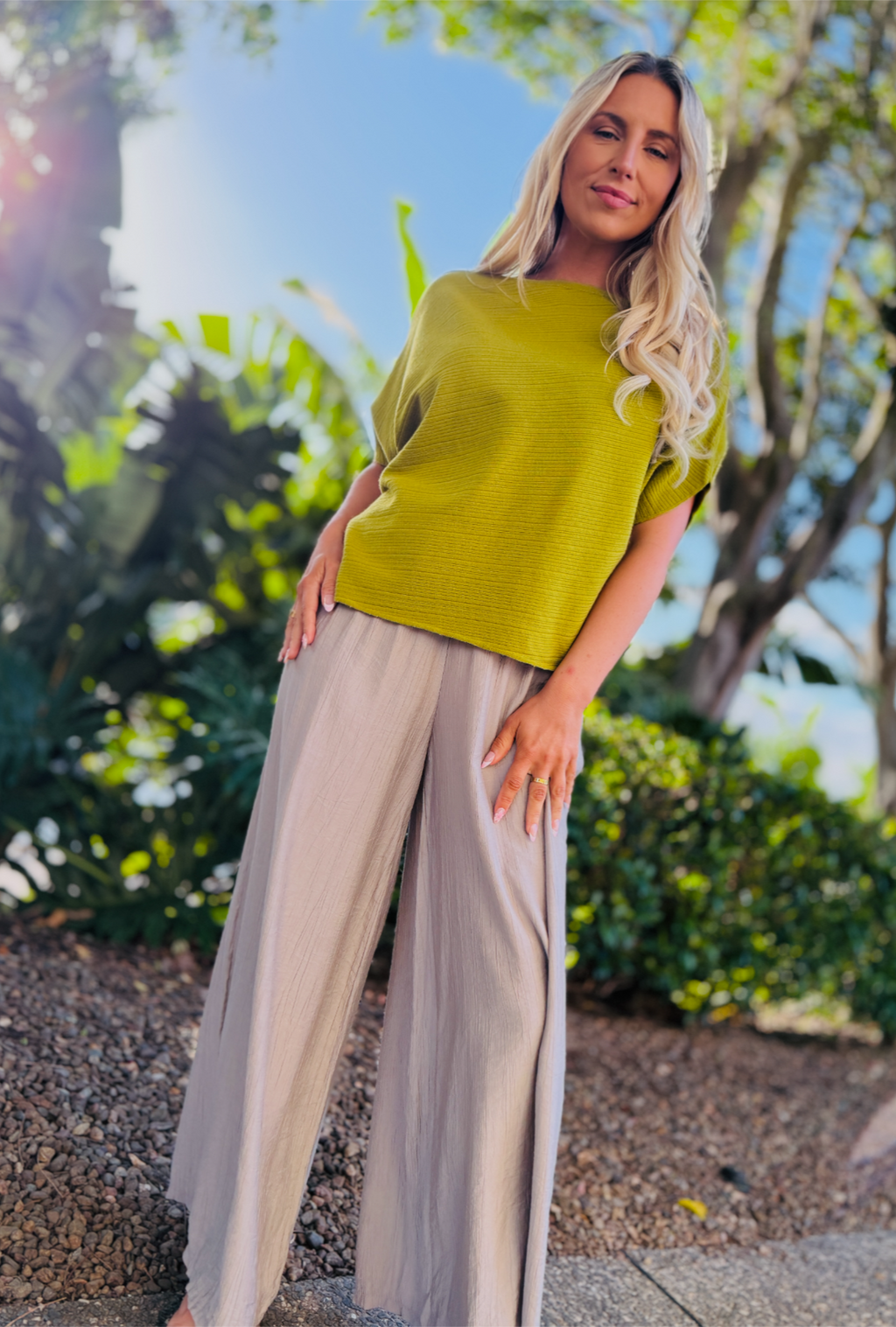 Draped to Perfection Top - Olive