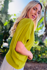 Draped to Perfection Top - Olive