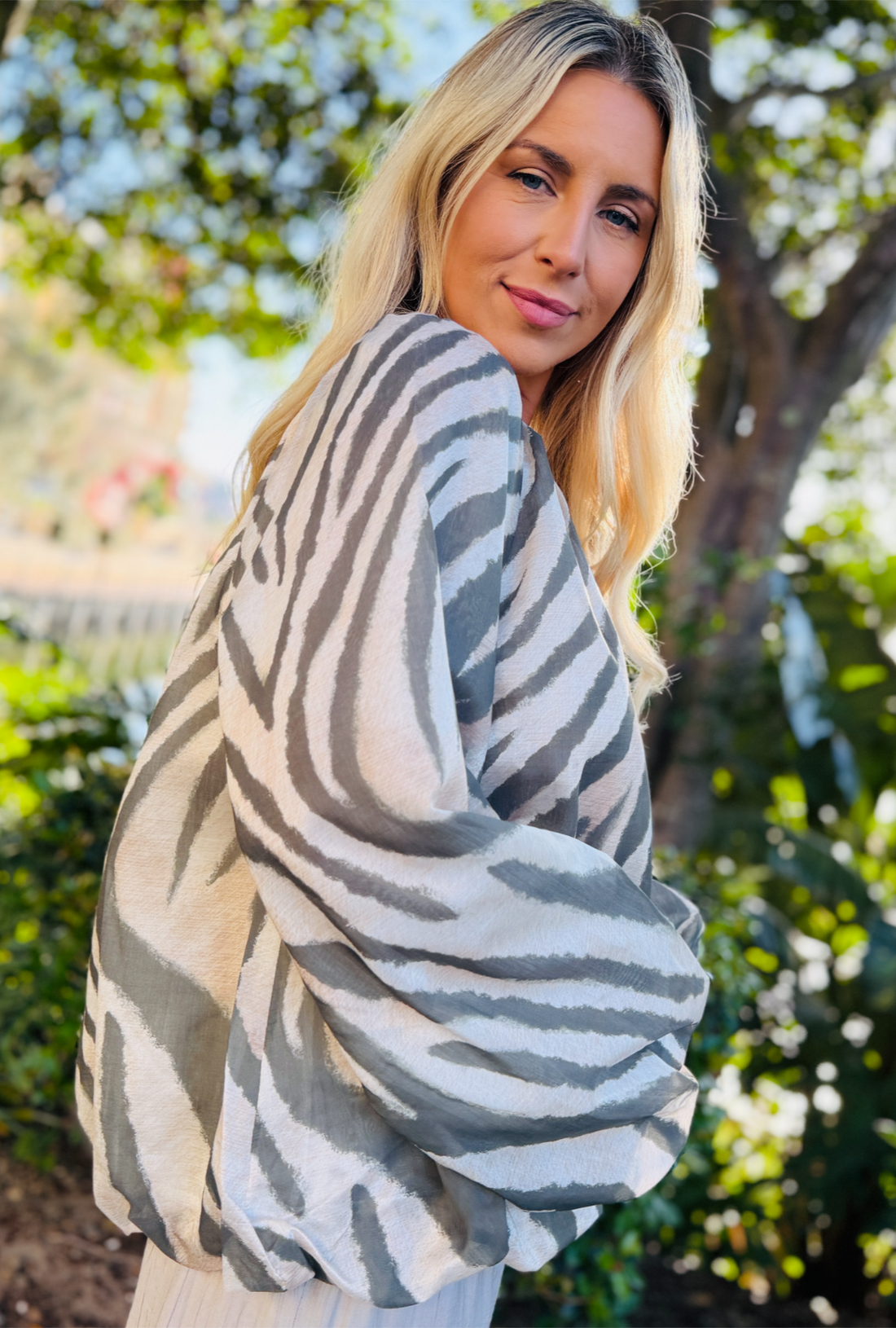 Must Have Moment Top - Zebra Crossing Navy