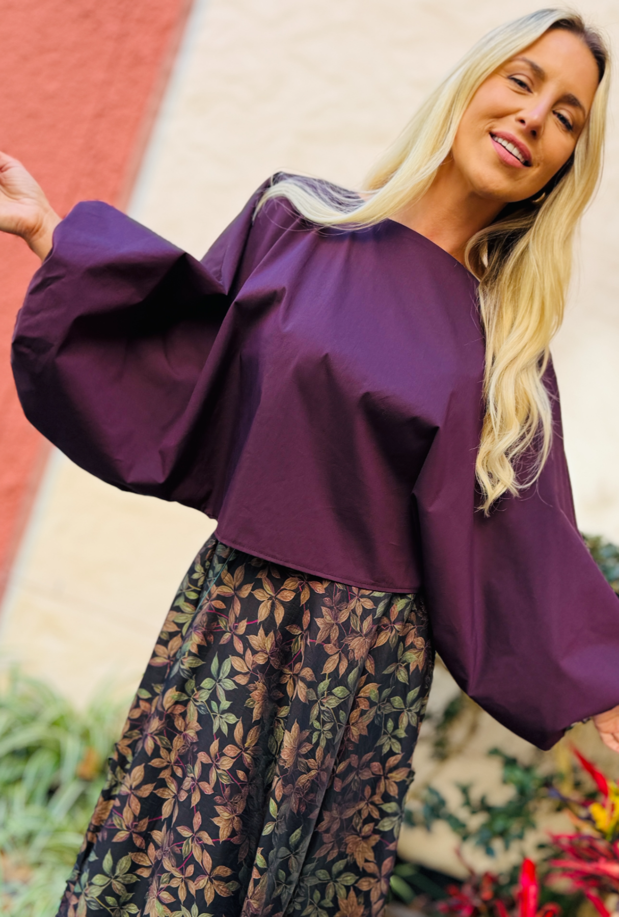 Shape Shifter Top - Wine