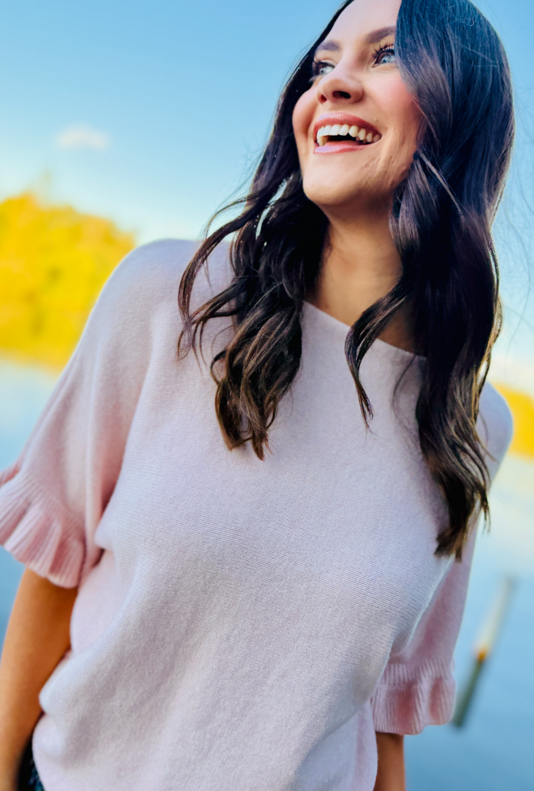 Frill You Be Mine Pullover - Cotton Candy