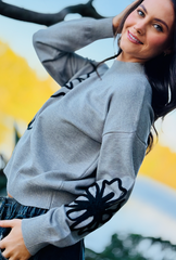 Say it with Flowers Pullover - Marle