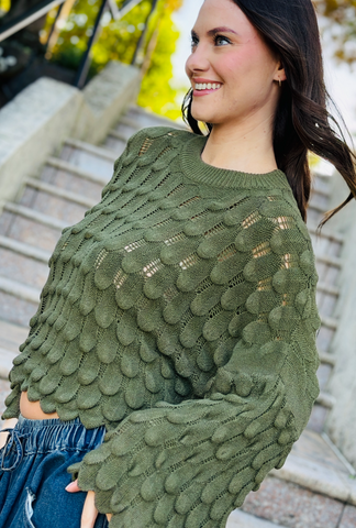 Love You to Pieces Pullover - Sage