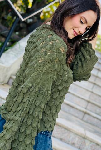 Love You to Pieces Pullover - Sage