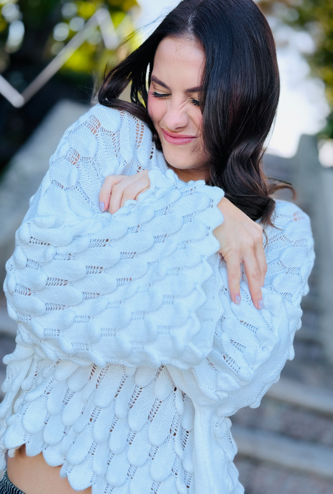 Love You to Pieces Pullover - Powder