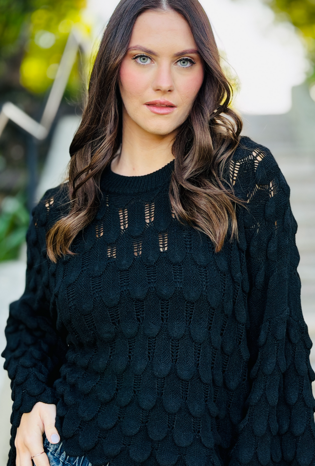Love You to Pieces Pullover - Onyx