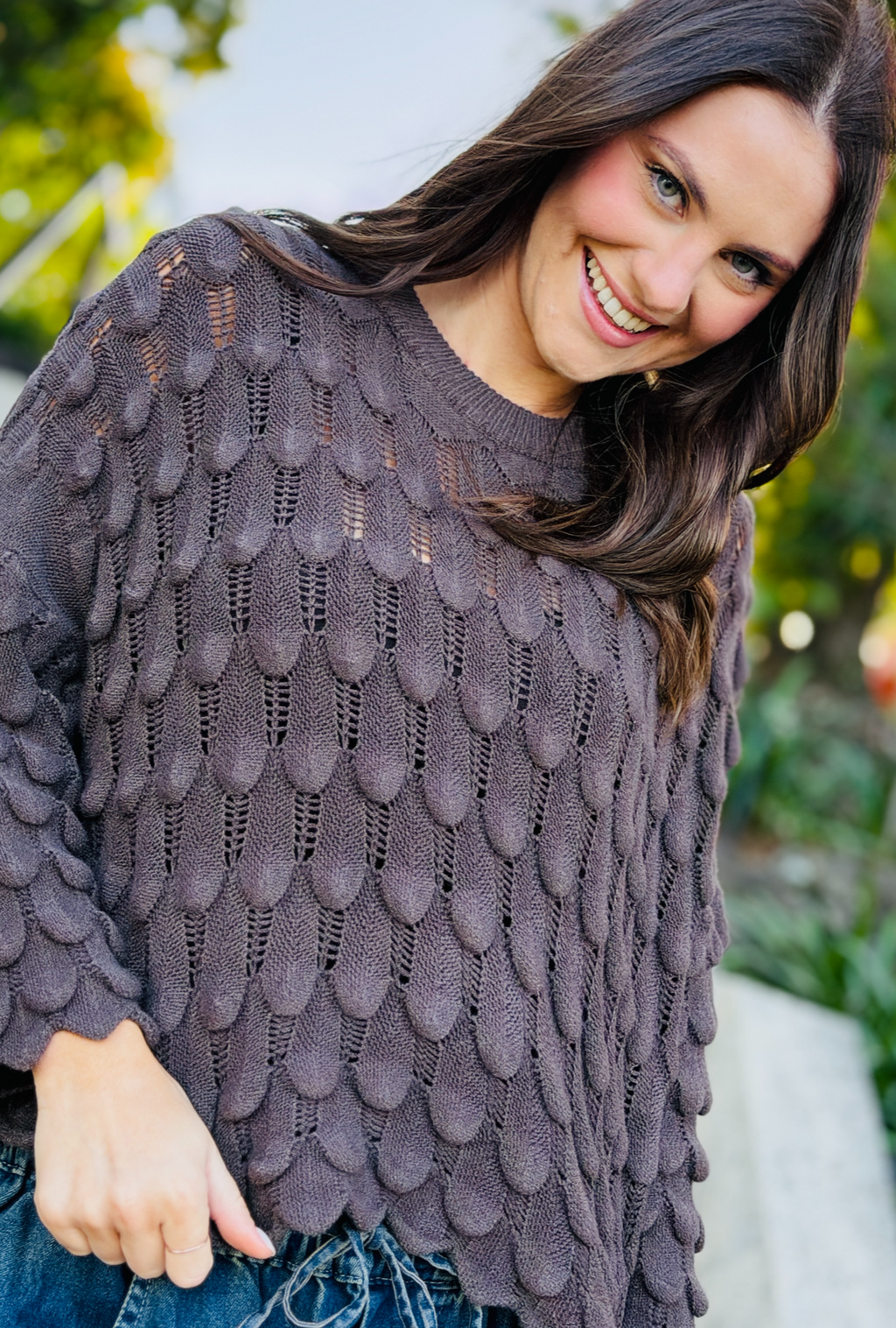 Love You to Pieces Pullover - Mocha