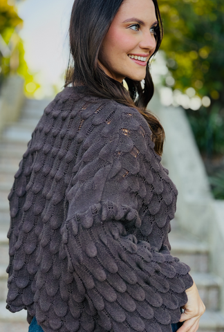Love You to Pieces Pullover - Mocha