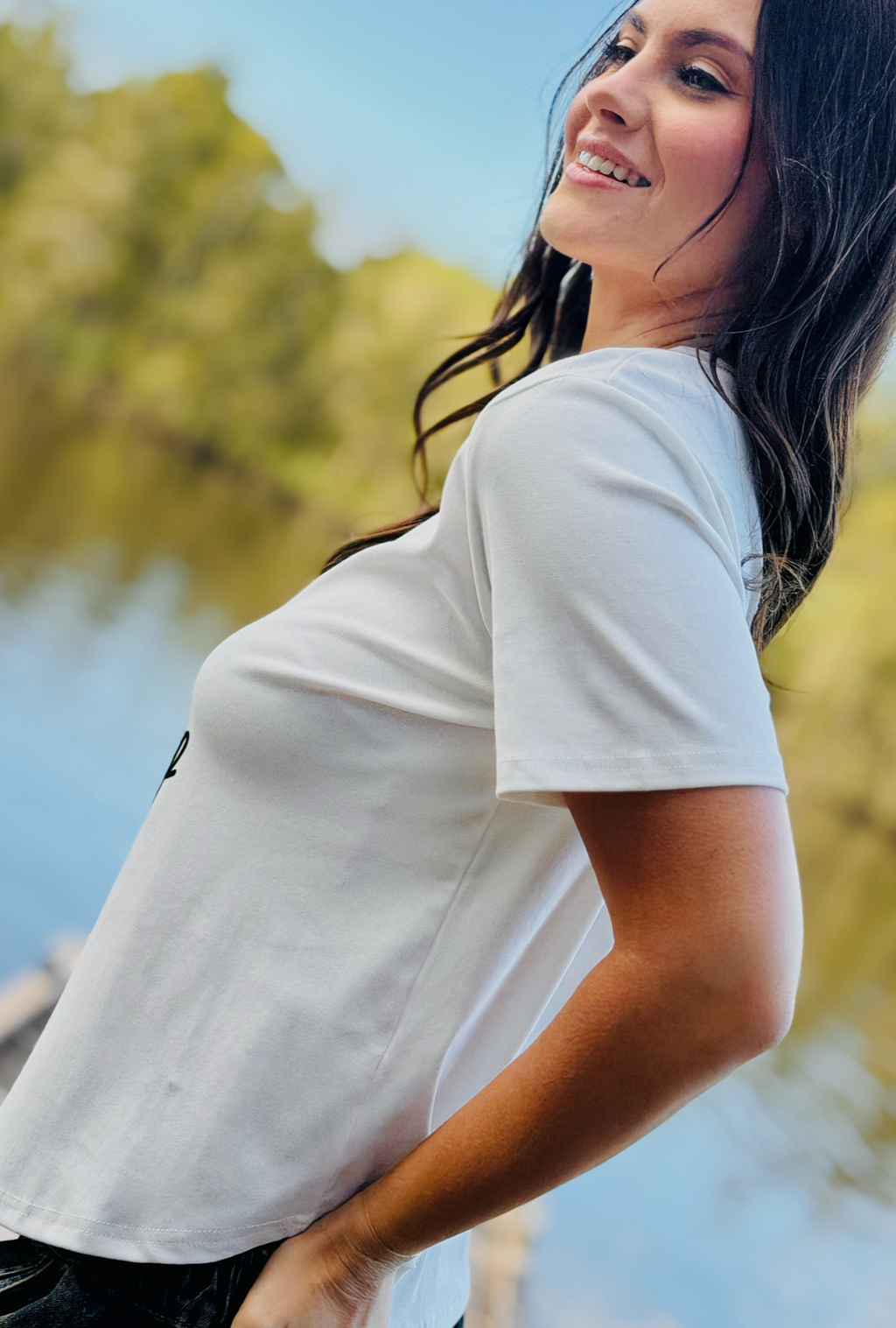 Eyecon Tee - Zeebra - White