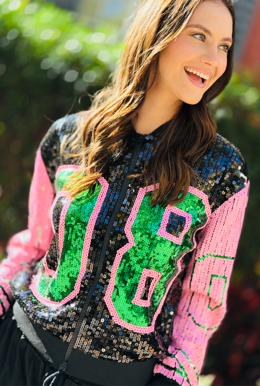 Zero Subtlety Sequined Jacket