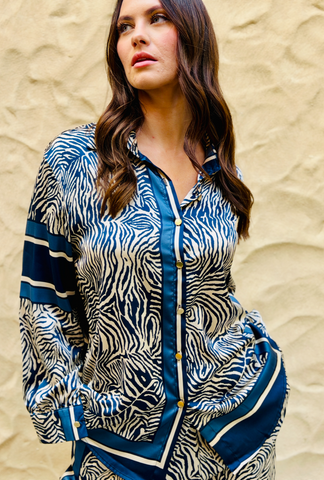 Double Take Top - Zebra