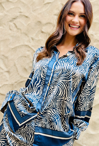 Double Take Top - Zebra