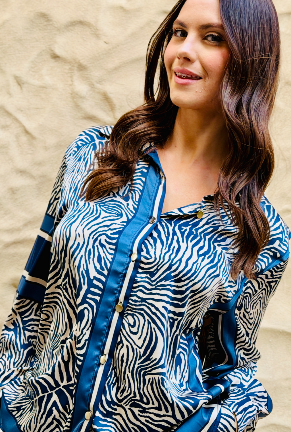 Double Take Top - Zebra