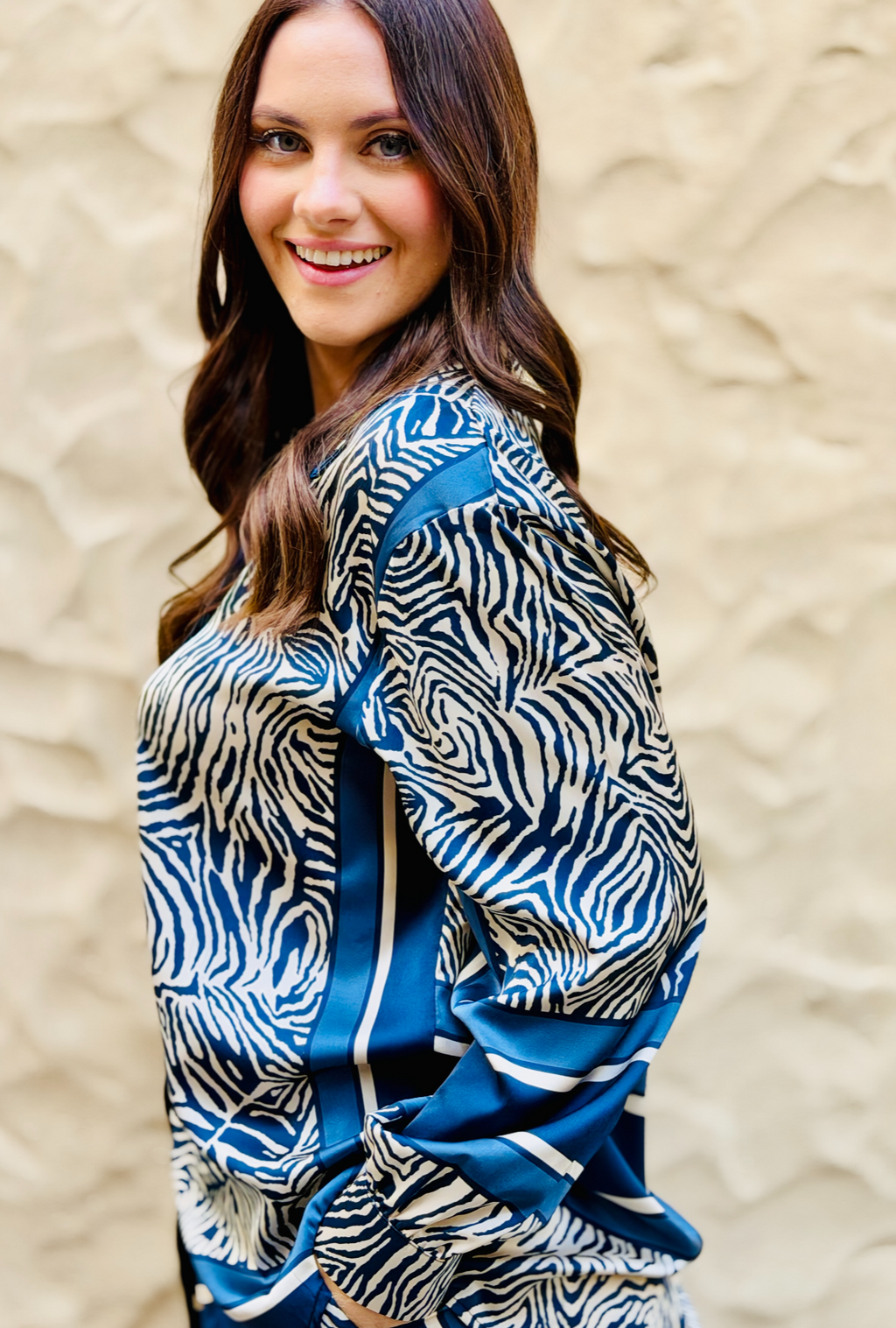 Double Take Top - Zebra