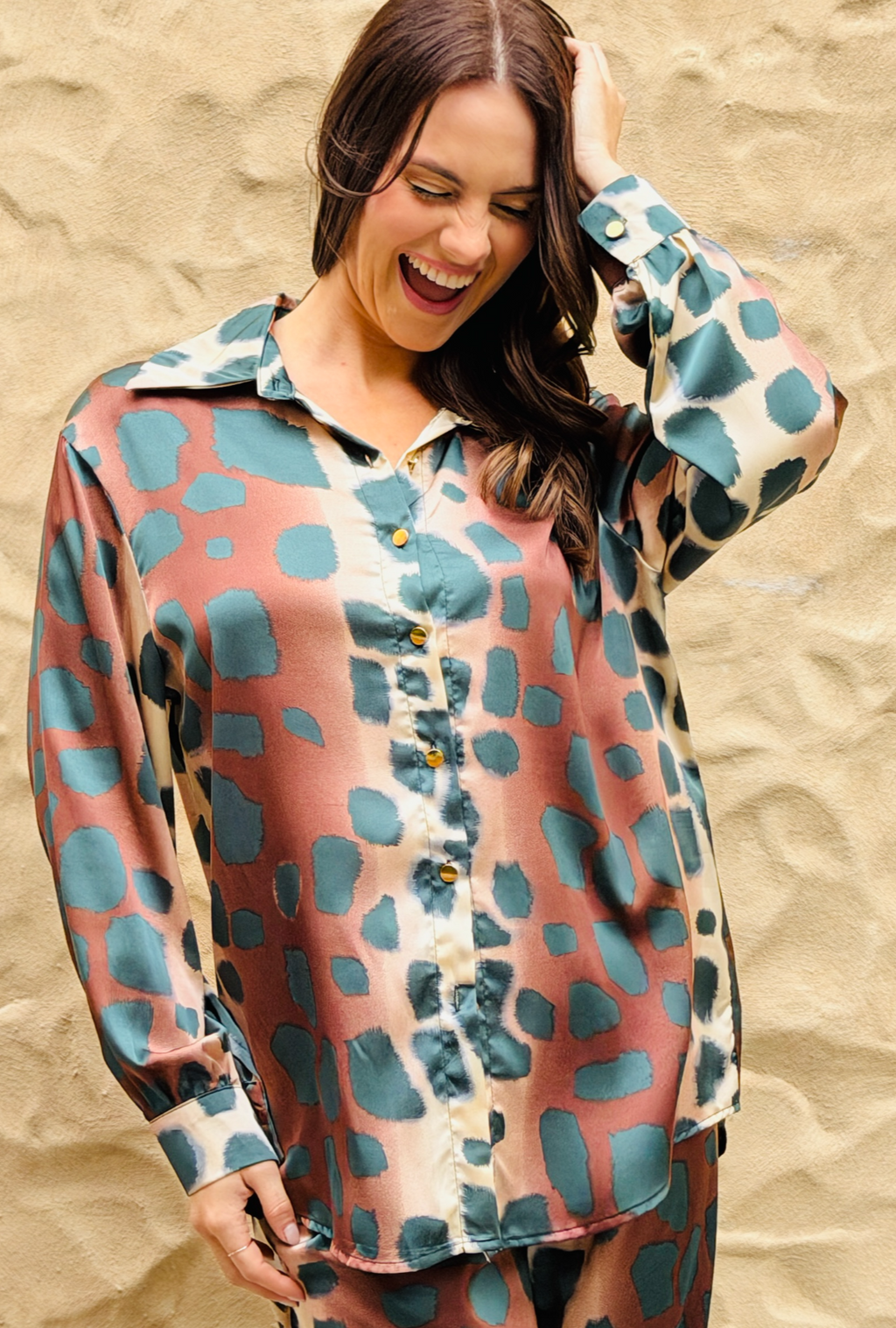 Double Take Top - Giraffe