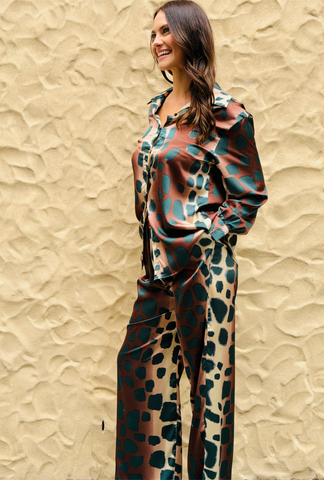 Double Take Pant - Giraffe