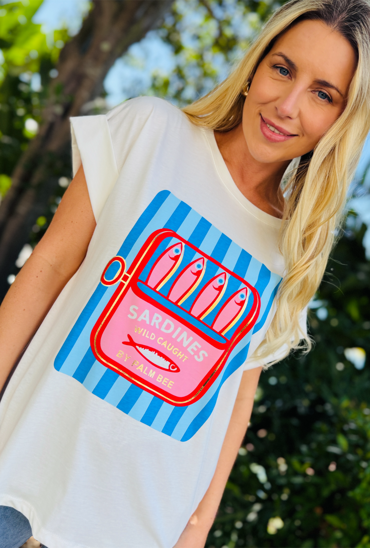 Packed with Style Luxe Tee - Blue