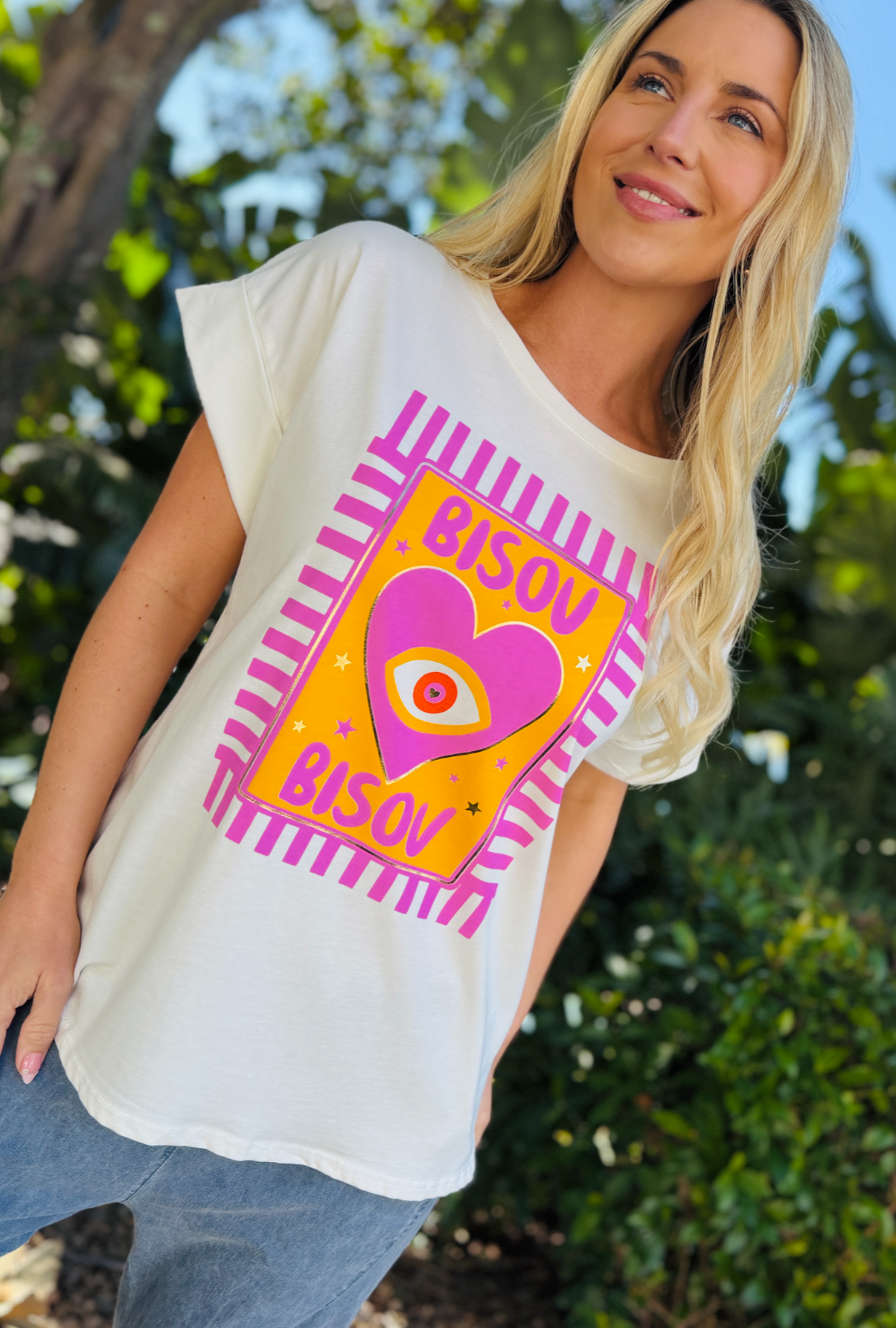 The Good Mood Tee - French Kiss Yellow