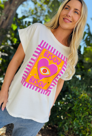 The Good Mood Tee - French Kiss Yellow