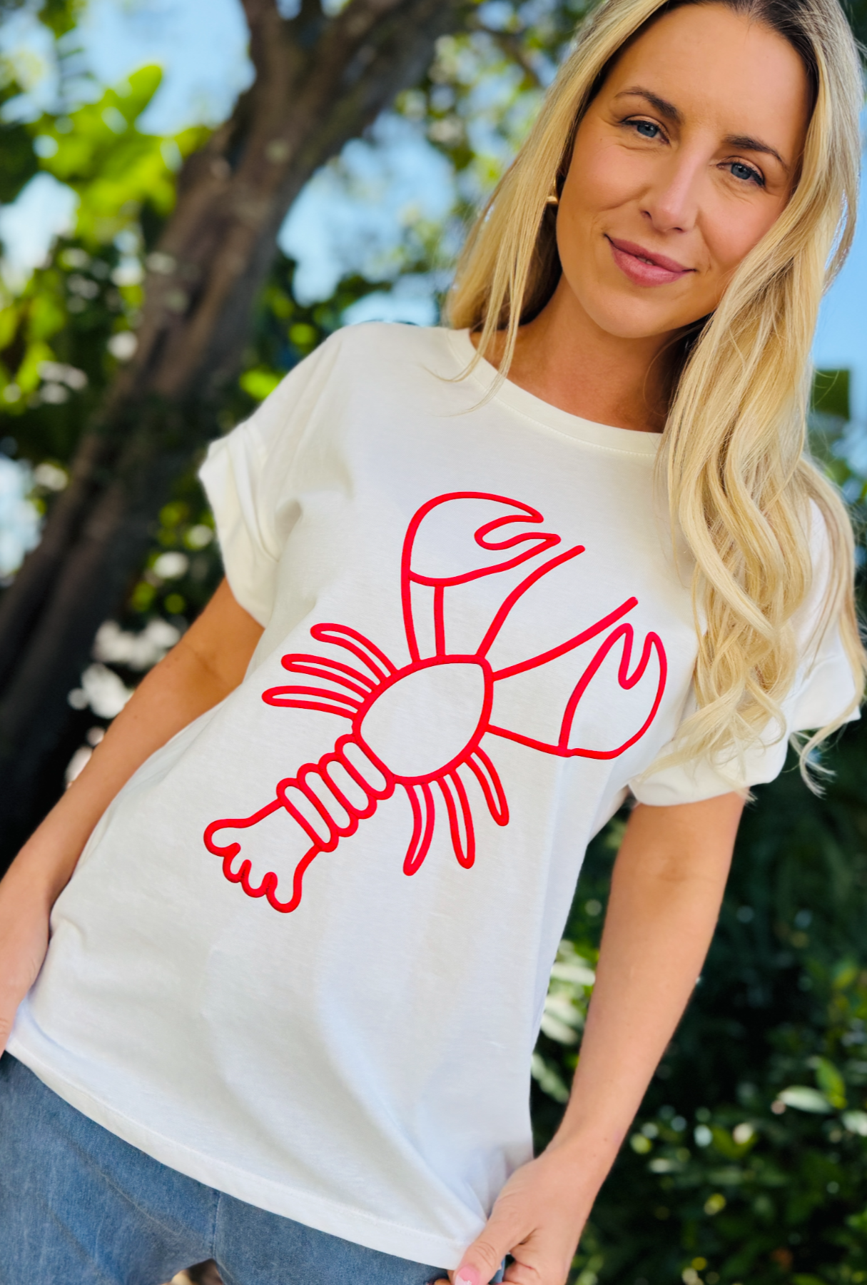 The Good Mood Tee - Pinch Me - Red