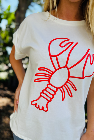 The Good Mood Tee - Pinch Me - Red