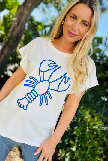 The Good Mood Tee - Pinch Me - Blue