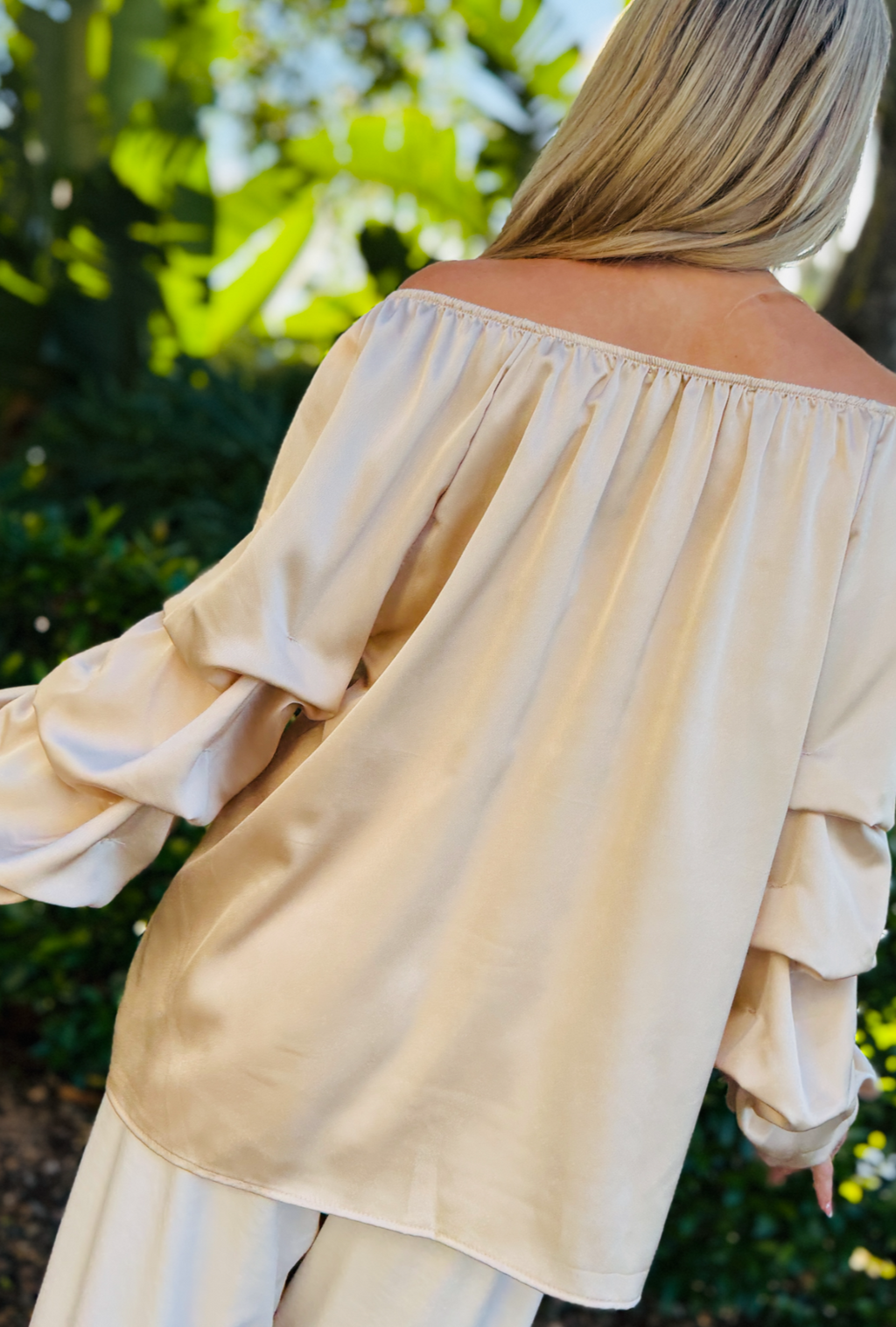 Sleeve Dreams Luxe Top - Gold
