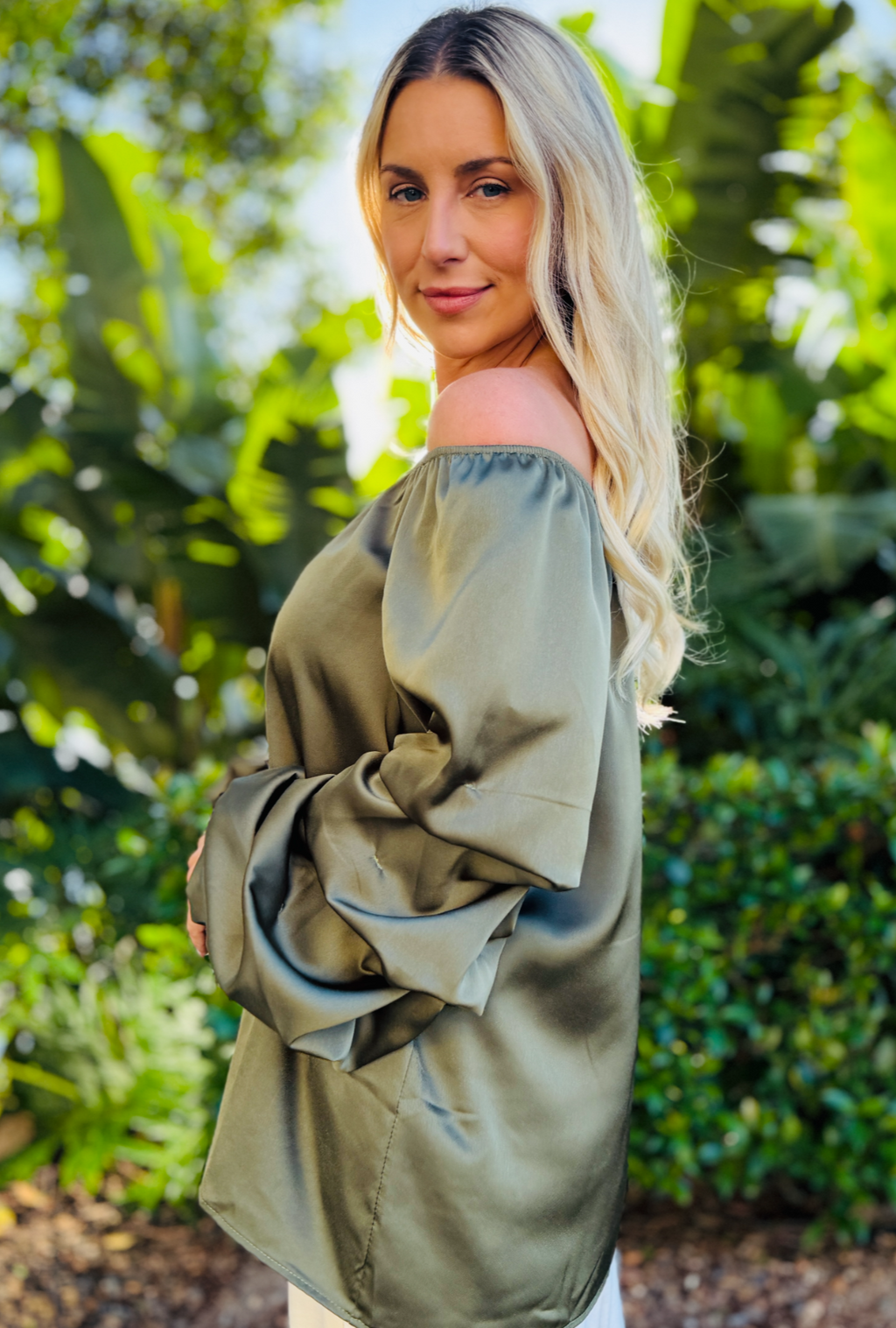Sleeve Dreams Luxe Top - Sage