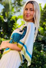 To the Point Scarf Top - Toucan Olive