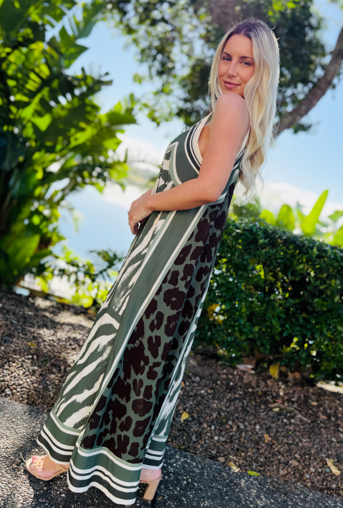 Wild Harmony Dress - Forest