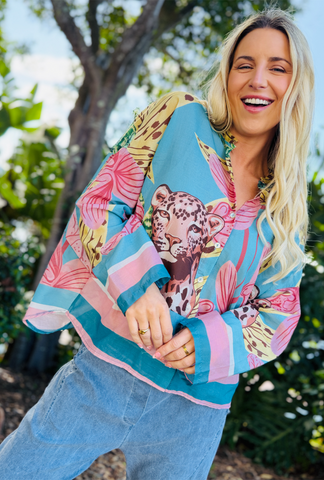 Wander and Wonder Lightweight Shirt - Safari Pink