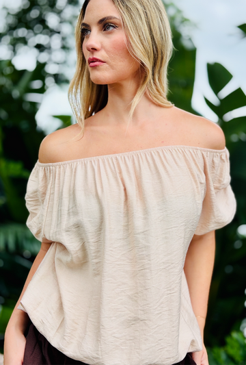 Sleeve Me Be Short Sleeve - Natural