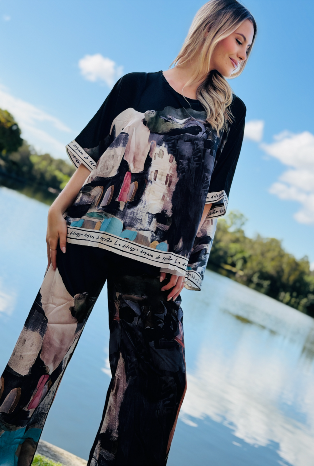 Pretty in Paint Pant - Midnight