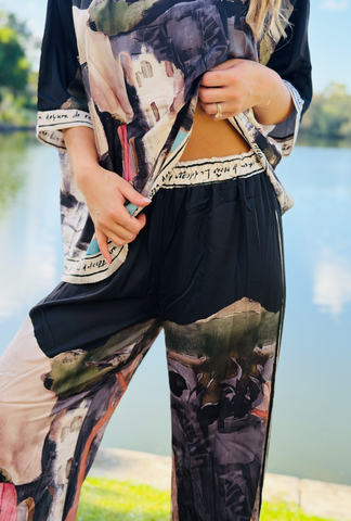 Pretty in Paint Pant - Midnight