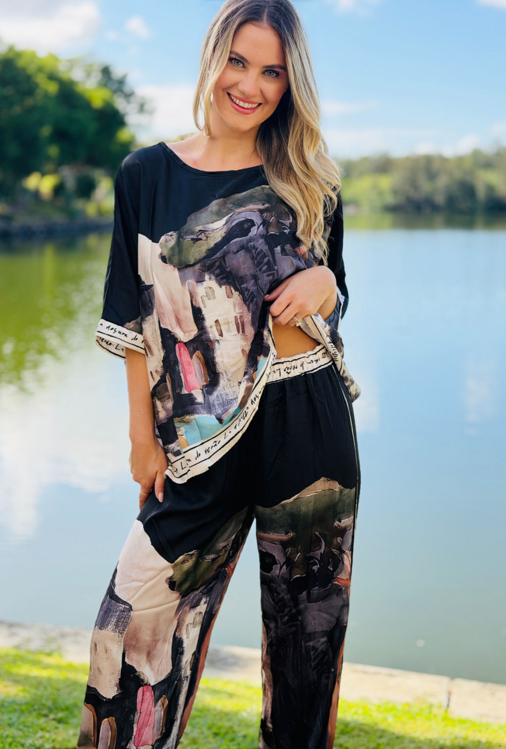 Pretty in Paint Pant - Midnight