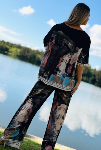 Pretty in Paint Pant - Midnight